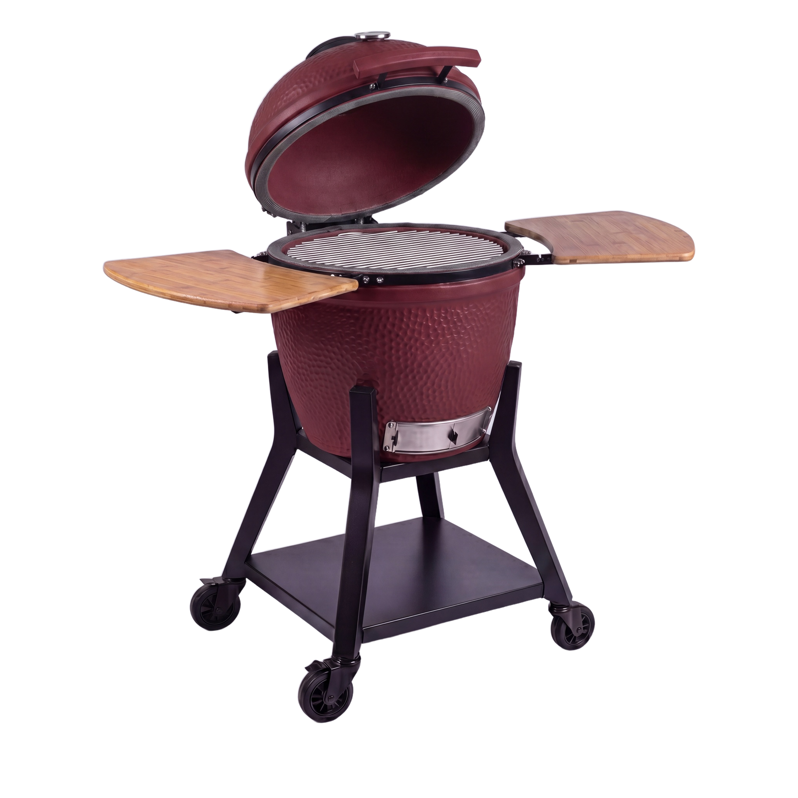 Kamado Bordeaux ouvert