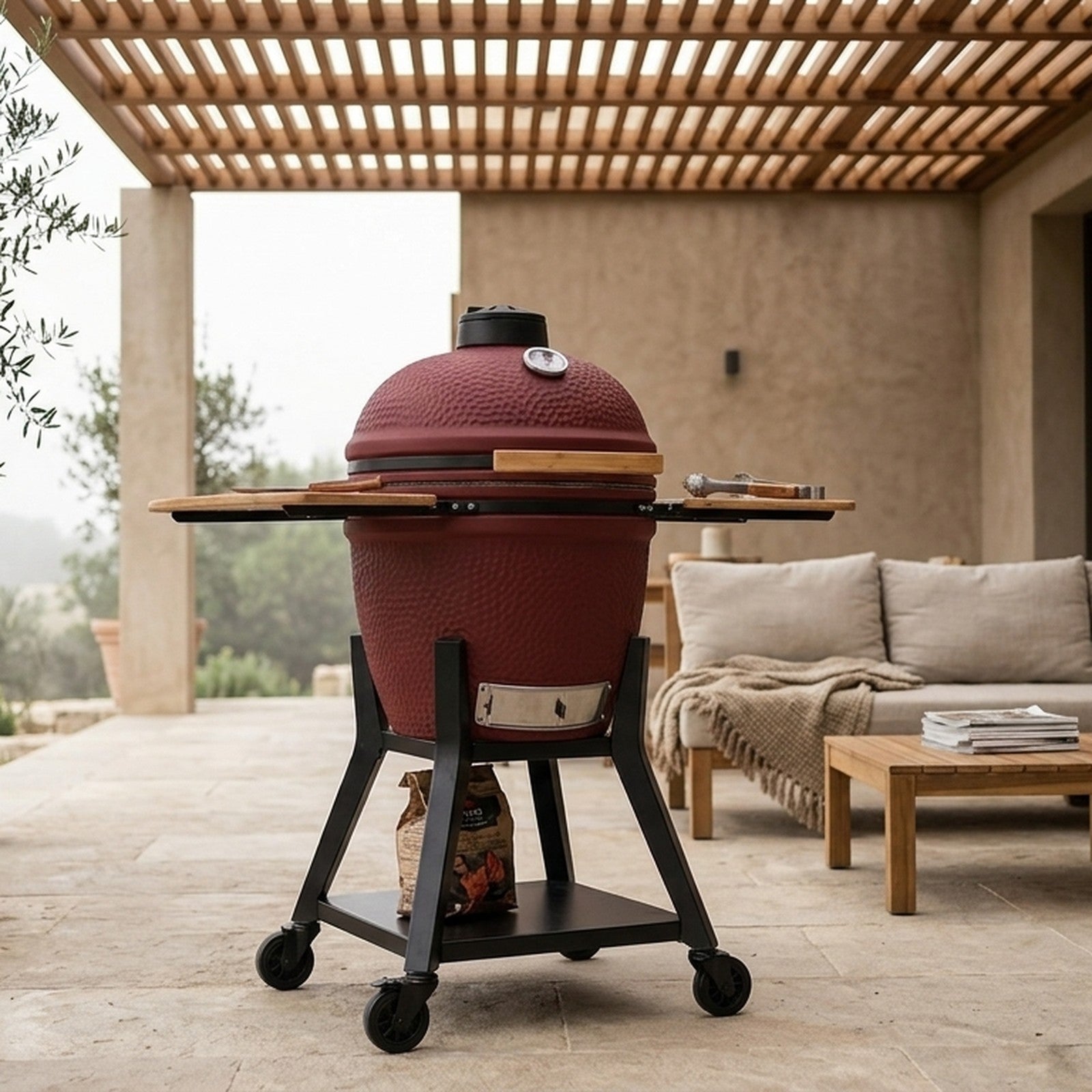 Kamado Bordeaux — terrasse