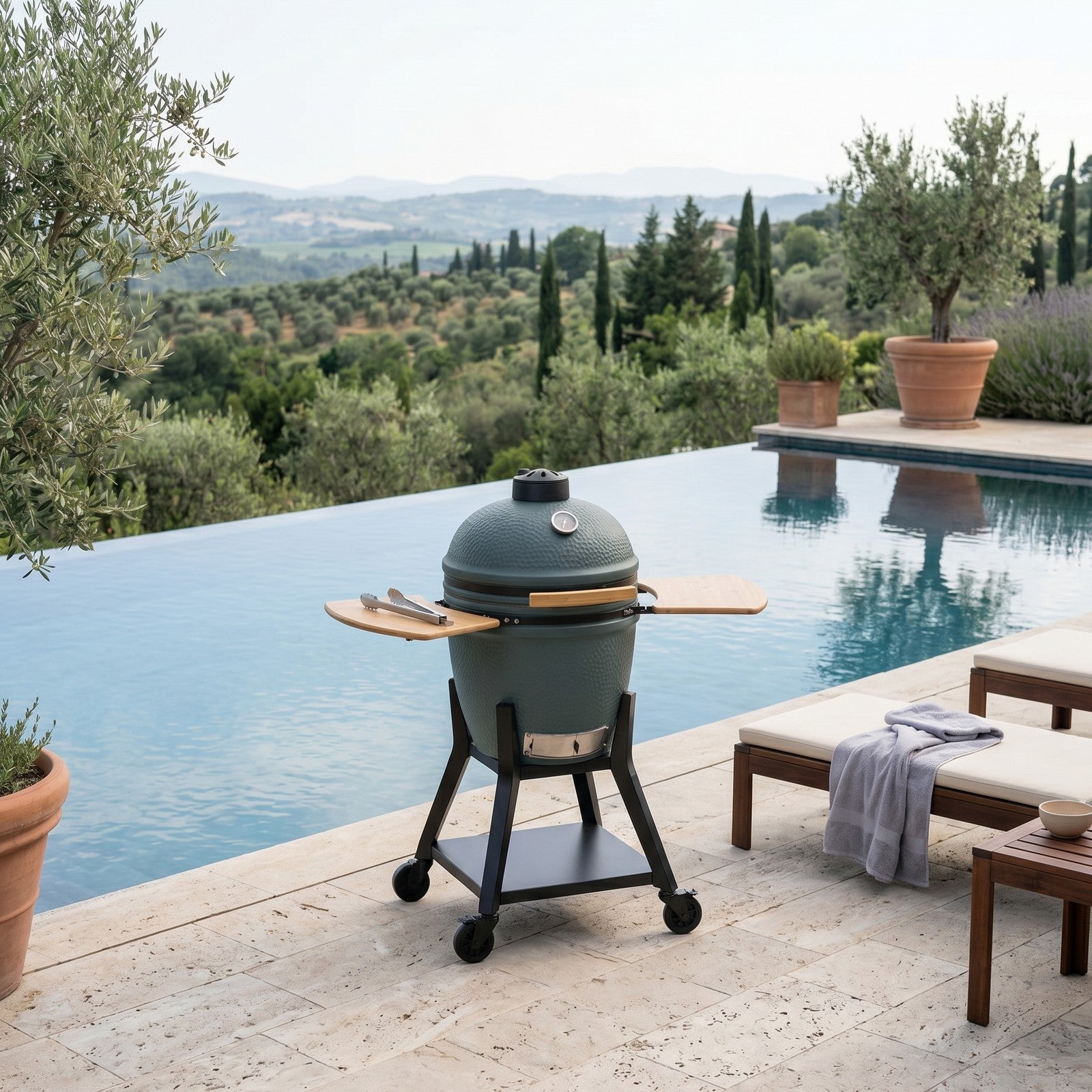 Kamado Vert — piscine